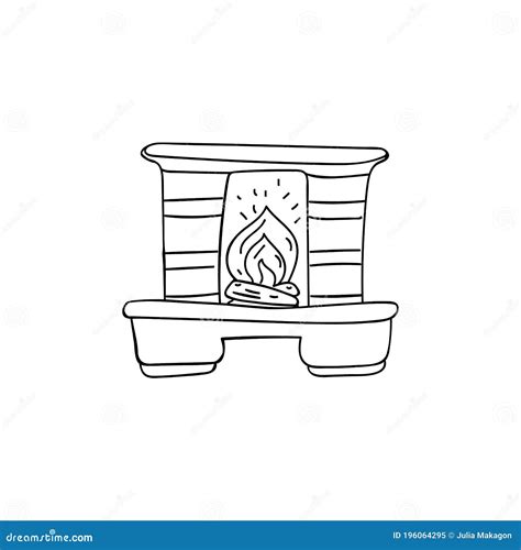 Christmas Fireplace Scene Coloring Page. To print this free coloring page, click below to download the PDF file. Color this Christmas fireplace scene with all ...